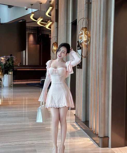 Women Sexy Short Sleeveless Dress With Shrugs